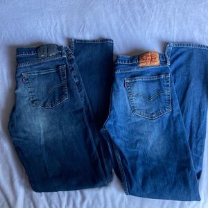 Levi’s 511 36x36 Blue Jeans- 2 pairs